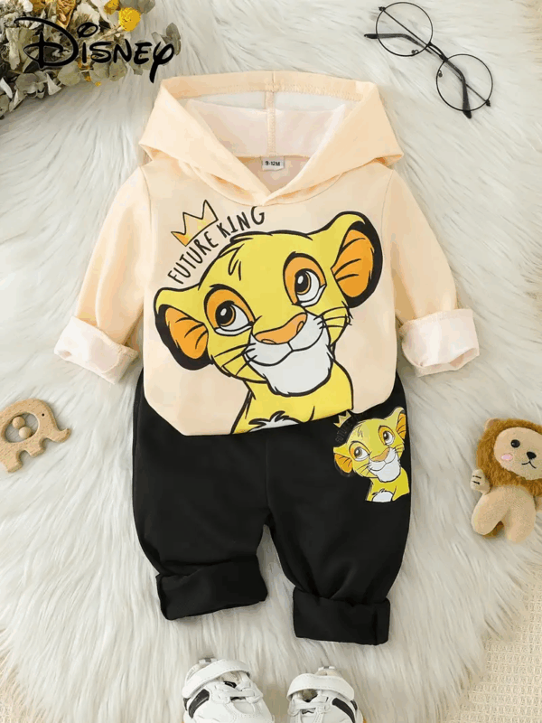 4dea69ee-3d3b-4dda-ba93-0e775e2e7ffe Conjunto de Sudadera con Capucha Disney El Rey León Simba