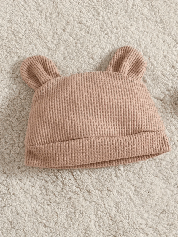 Romper de Manga Larga con Gorro Estampado