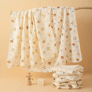 Manta de Muslin Suave de Doble Capa