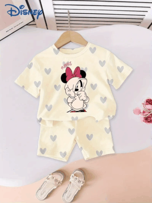 Conjunto Casual de Verano para Niñas Disney Minnie